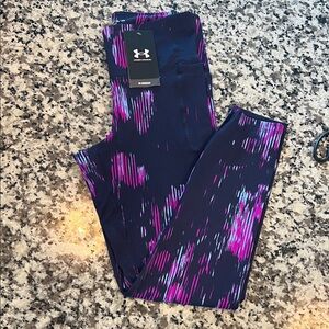 Under Armour Dynamic Purple and Pink Patterned Leggings